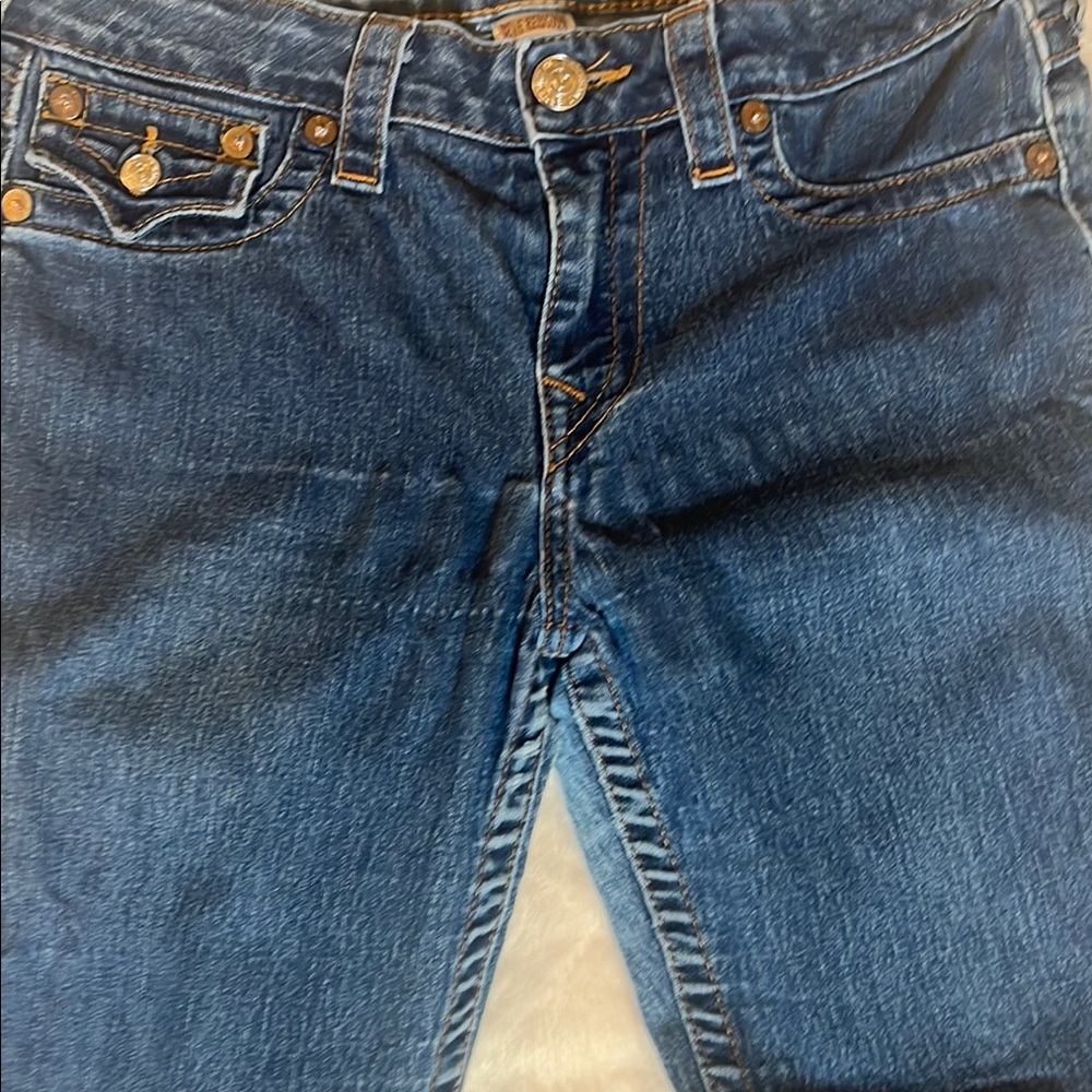 True Religion Women’s Blue Skinny Jeans Size 31x28 - Picture 2 of 14